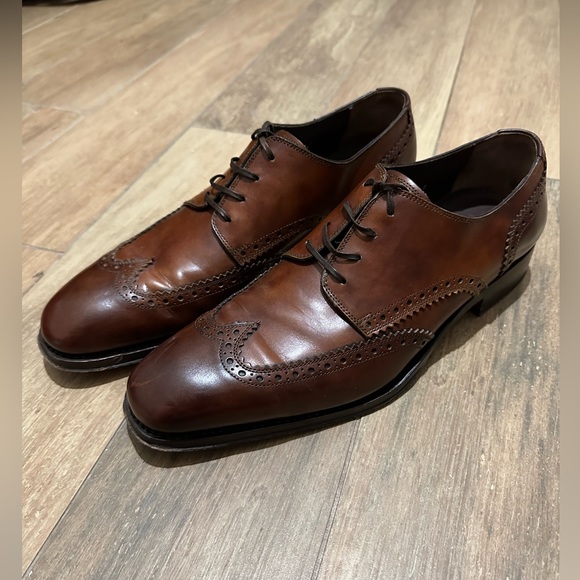 Ferragamo Bryant Brogue Lace Ups - Picture 2 of 11
